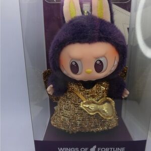 Wings of Fortune Purple and Gold Key Holder